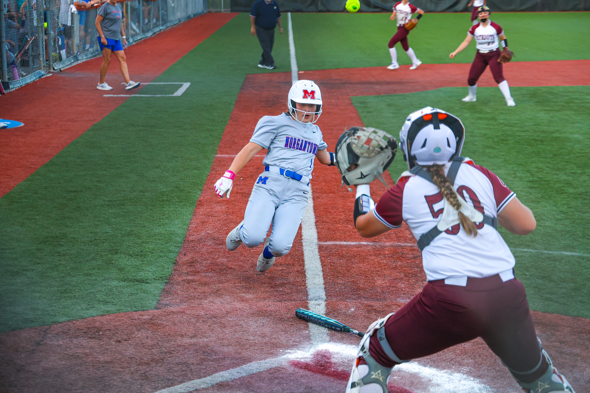 No. 4 Morgantown High softball blanks No. 3 George Washington 6-0 to advance to the Class AAAA state championship